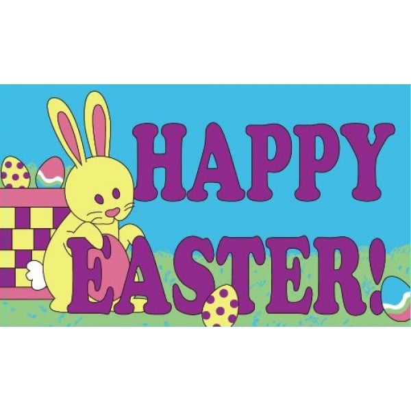 Happy Easter (new) 5'x3'