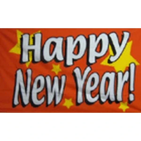 Happy New Year 3'x2'