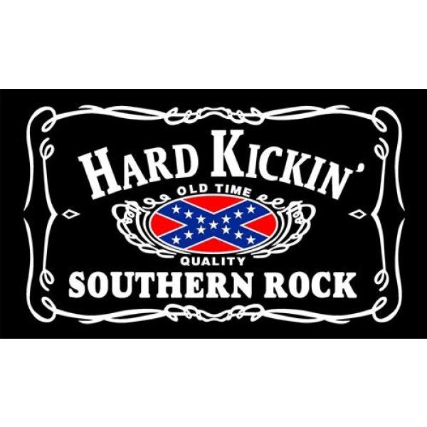 Hard Kickin Southern Rock 5'x3'