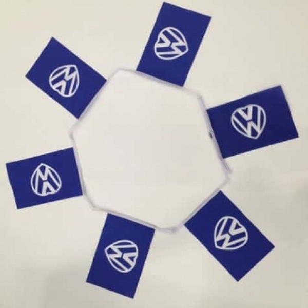 6m 20 flag Love Cars blue/white bunting