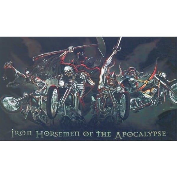 Iron Horsemen of the Apocolypse 5'x3'