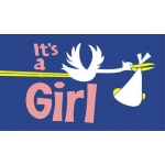 It's a Girl 5'x3'