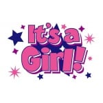 It's a Girl (new) 5'x3'