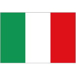 Italy medium table flag