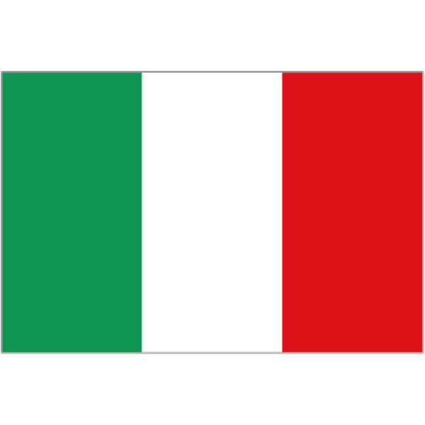 Italy medium table flag