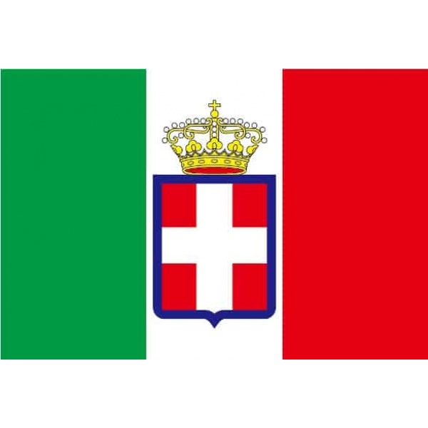 Italy Royal Standard hand flag