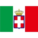 Italy Royal Standard table flag