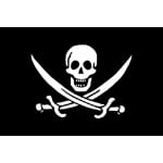 Jack Rackham (skull) 3'x2'