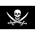 Pirate Flag | Jack Rackham (Skull) 5'x3'