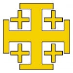 Jerusalem Cross 5'x3'