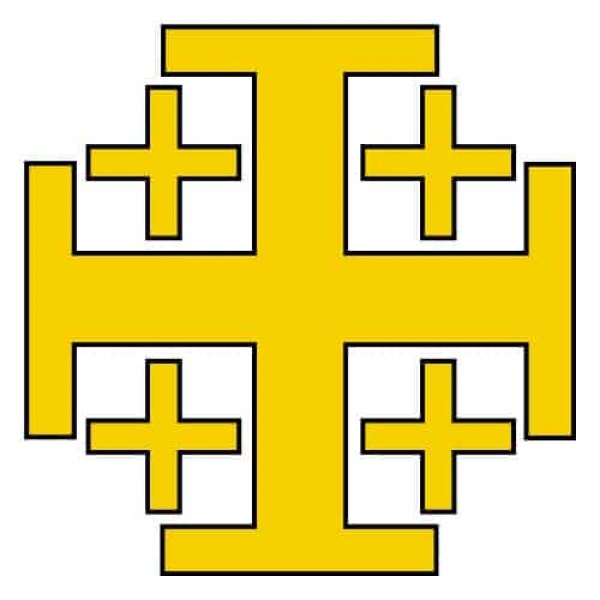 Jerusalem Cross 5'x3'