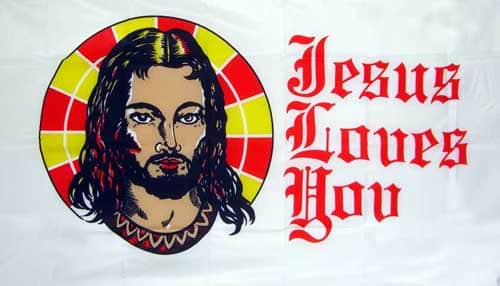 jesus-4dde580e3e888 Jesus 5'x3' - Image 1