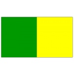 Green/Yellow Vertical Stripe 5'x3'