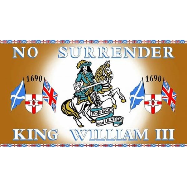 Northern Ireland King William of Orange New 5'x3'