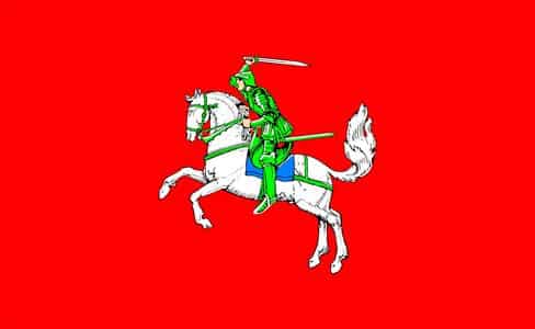 knight on horse Knight on Horse 5'x3' - Image 1