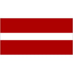 Latvia medium table flag