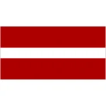 Latvia medium table flag