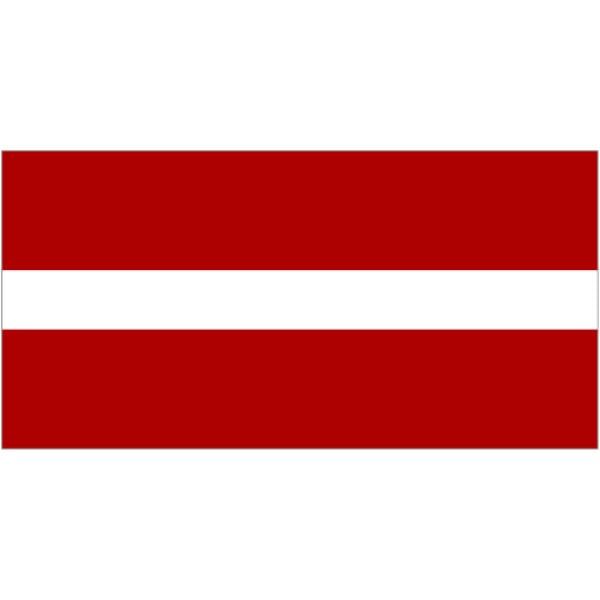 Latvia medium table flag