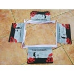 6m 18 flag Lest We Forget bunting
