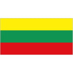 Lithuania large hand flag