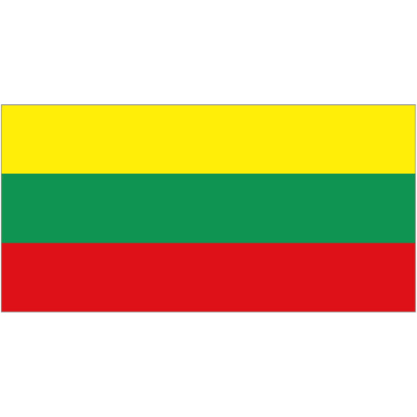 Lithuania large hand flag