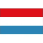 Luxembourg medium table flag