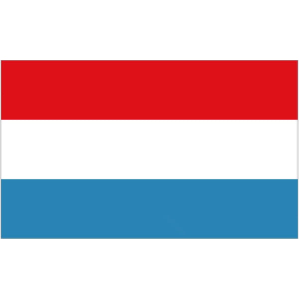 Luxembourg medium table flag