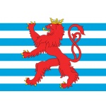 6m 20 flag Civil Ensign Luxembourg bunting