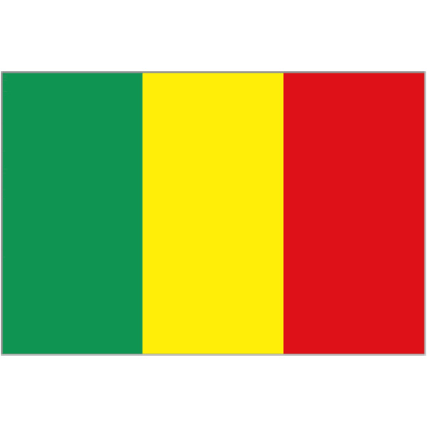 Mali medium table flag