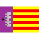 Mallorca table flag