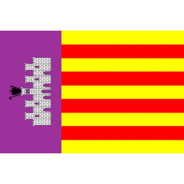 Mallorca table flag