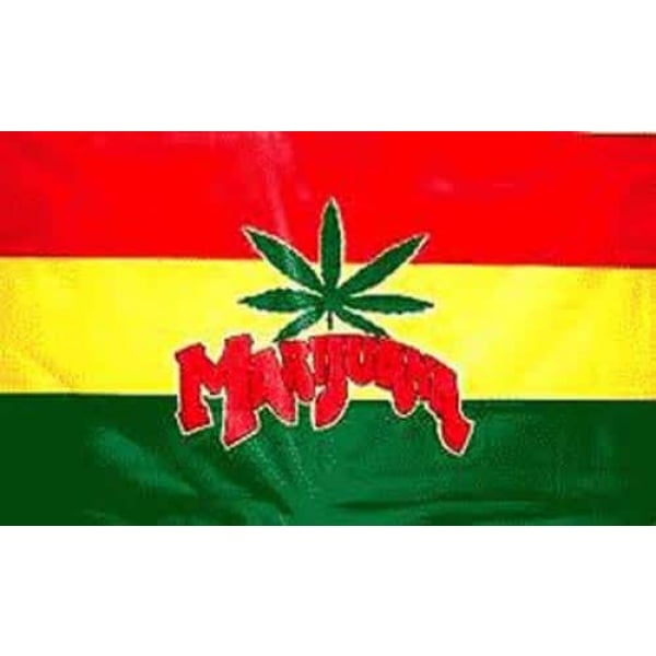 Marijuana Hand Flag