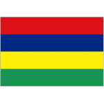 Mauritius medium table flag