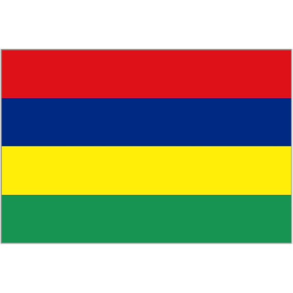Mauritius medium table flag