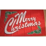 Merry Christmas (Red) 5'x3'