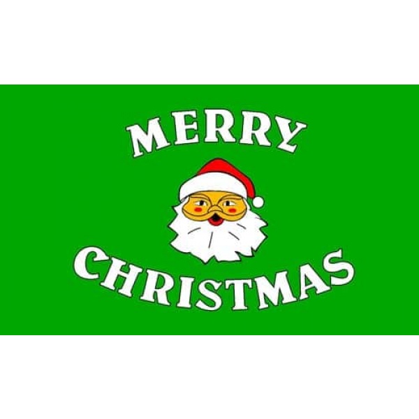 Merry Christmas (green) 5'x3'