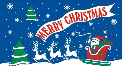 merry-christmas-54bd0f16b14f0 Merry Christmas Blue table flag - Image 1