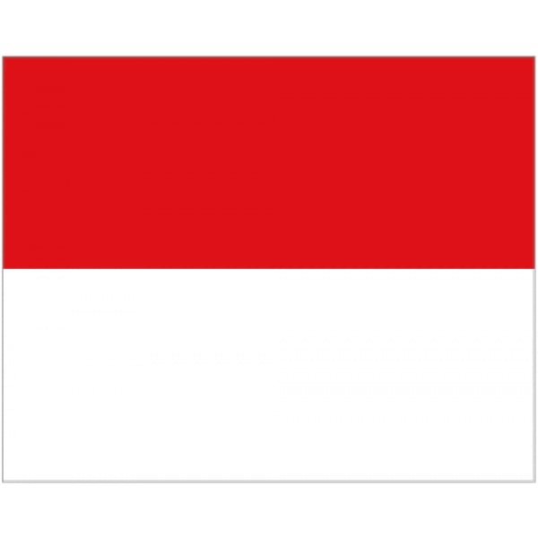 Monaco medium sized table flag