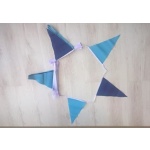 20m 54 flag 7.5" x 11.75 Navy/Sky bunting