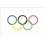 Olympic Table Flag