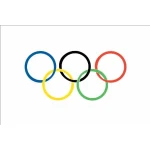 Olympic Table Flag