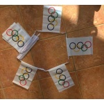 olympic flag bunting