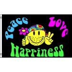 Peace Love and Happiness 5'x3'