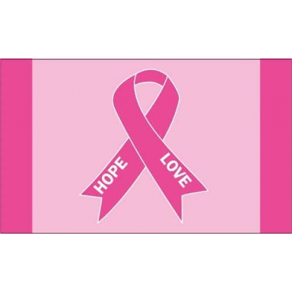 Pink Ribbon 5'x3' (Breast Cancer Awareness)