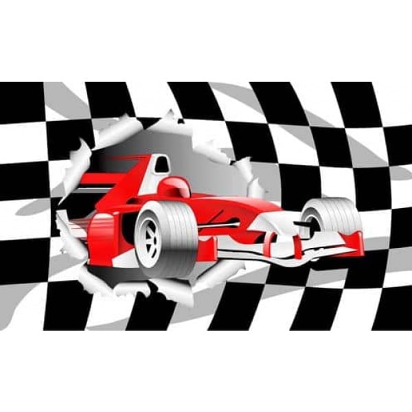 Racing Car 5'x3'