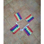 6m 20 flag Rainbow Peace (Gay Pride) bunting
