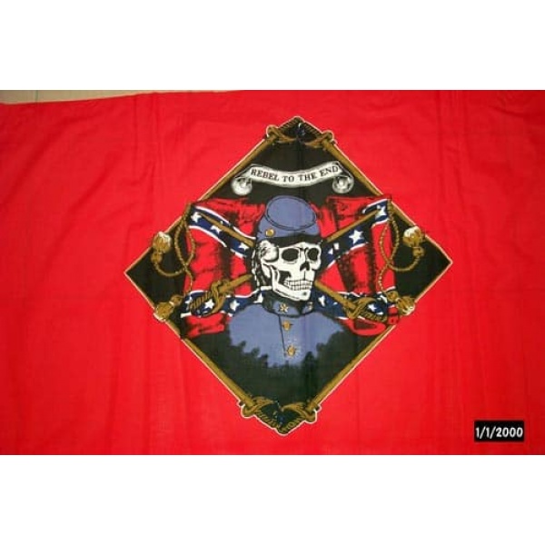 Rebel to the end 5'x3'