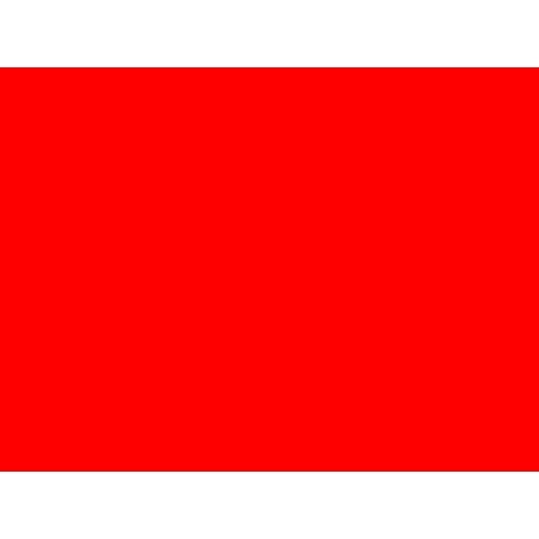 Plain Red hand flag