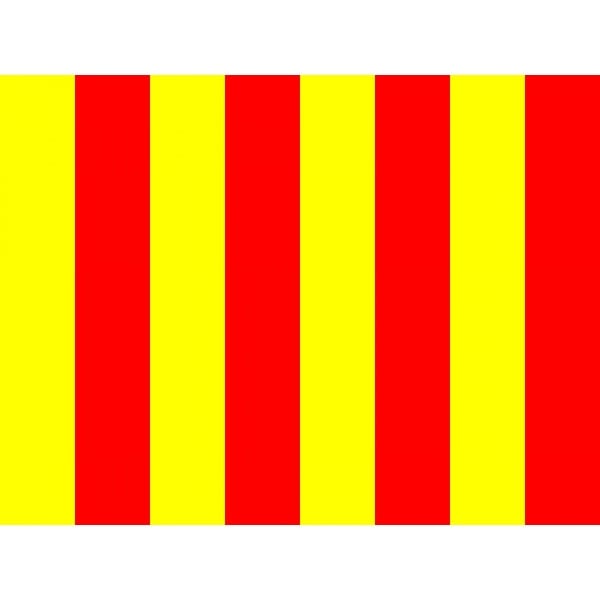 Stripe Red/Yellow  5'x3'
