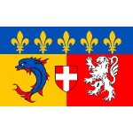 Rhone Alpes hand flag